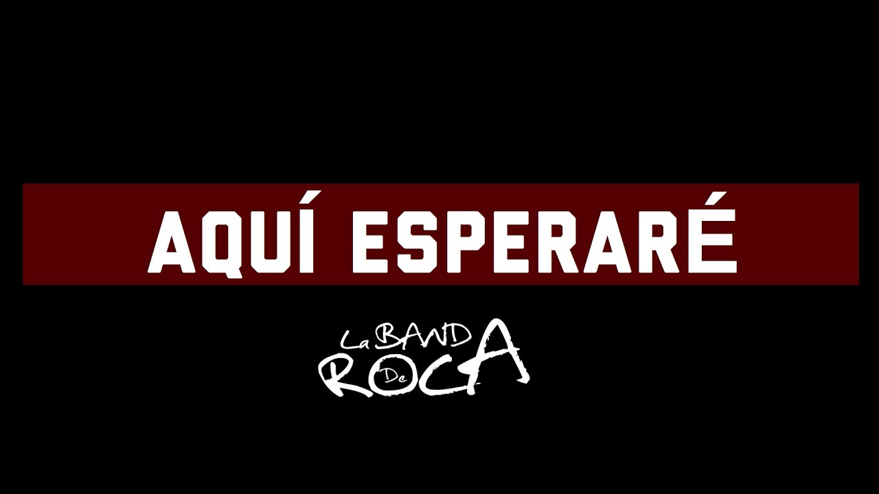 AQUÍ ESPERARÉ (Lyric Video)