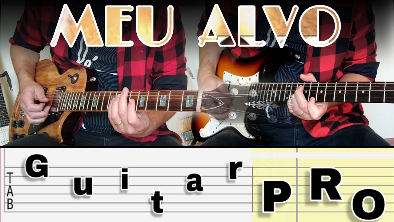 Kleber Lucas - Meu Alvo GUITAR | Tab + Backing Track