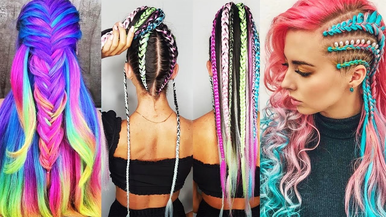 Amazing Braids Hairstyles Compilation & Transformations | Haircuts Hair Color  #138