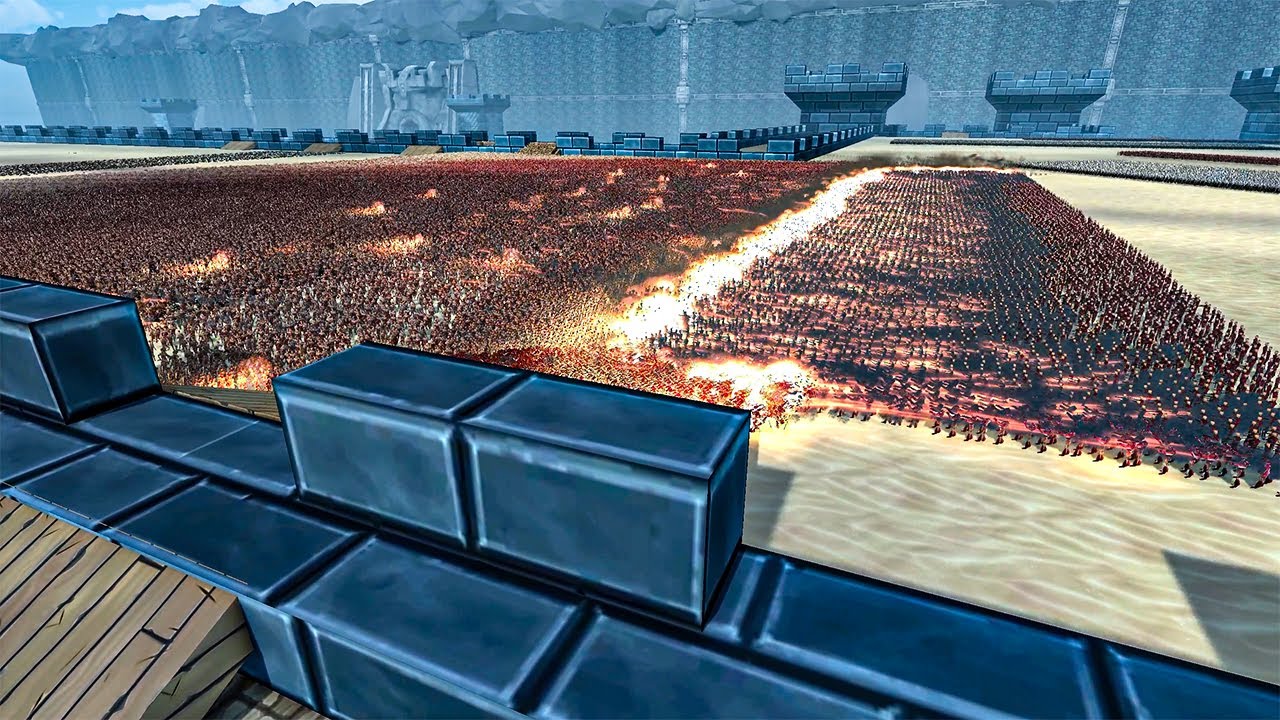 Can Heroes Defend the Fortress Wall From Atlans - Ultimate Epic Battle Simulator 2