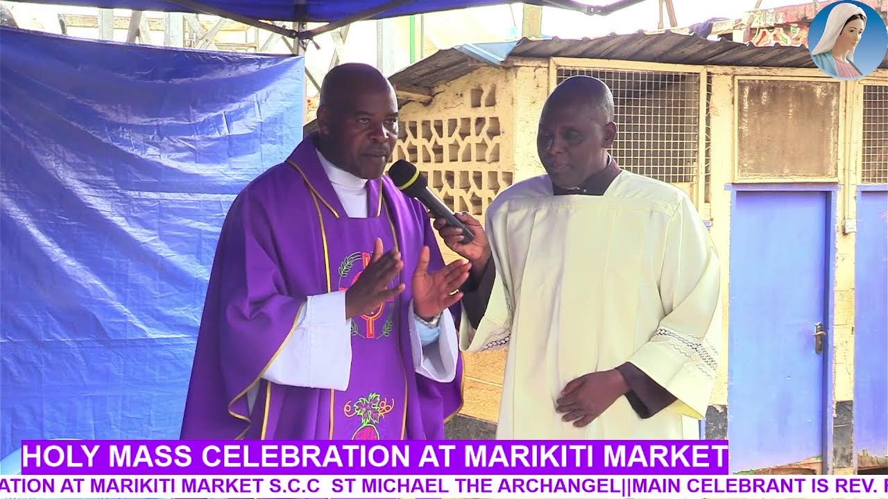 HOLY MASS CELEBRATION AT MARIKITI MARKET