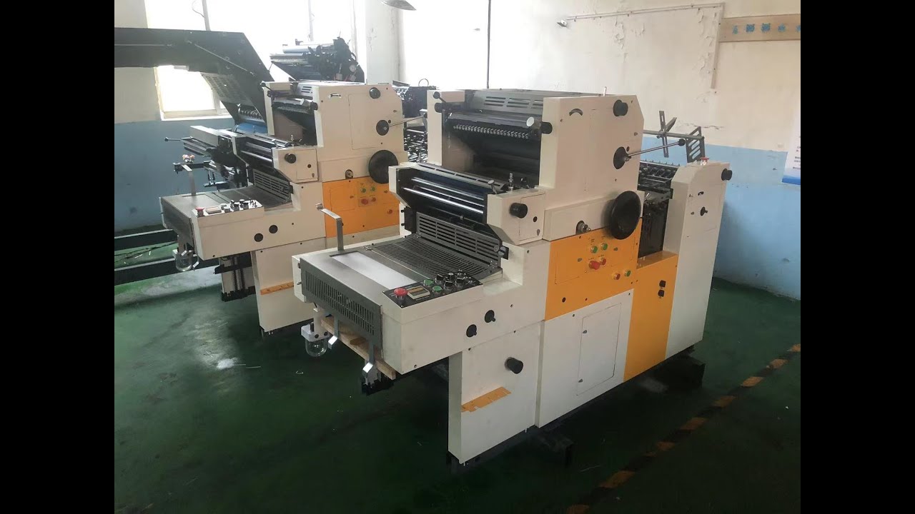 HOT SALES MODEL:ZR47IINP SINGLE COLOR OFFSET PRINTING MACHINE WITH NUMBERING&PERFORATING 470X365MM
