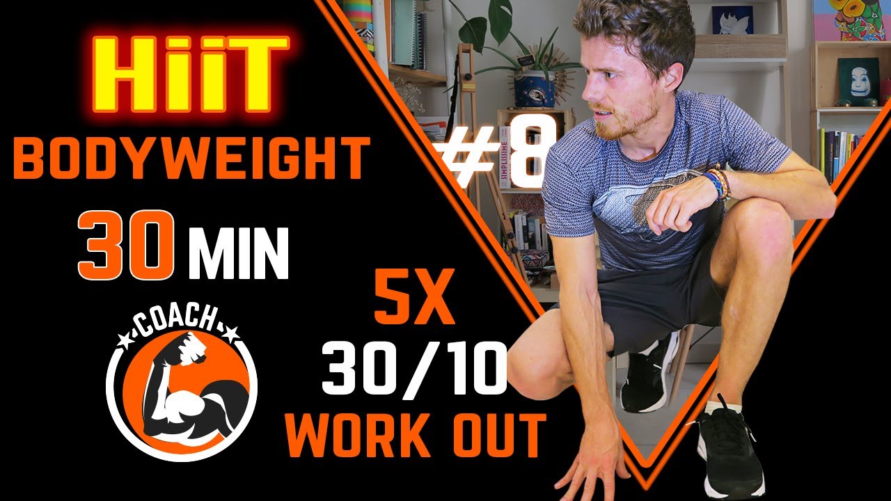 TABATA 30/10 - 5X  с тренером - HiiT Workout by TABATAMANIA