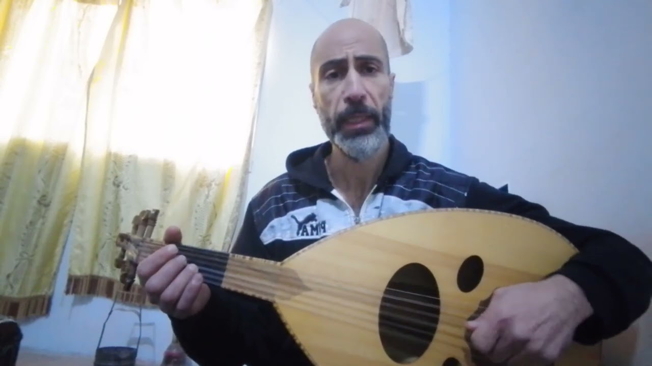 شوهالحسن وهالجمال .. ابراهيم صقر .. تعليم عزف عود بلفظ النوتة 