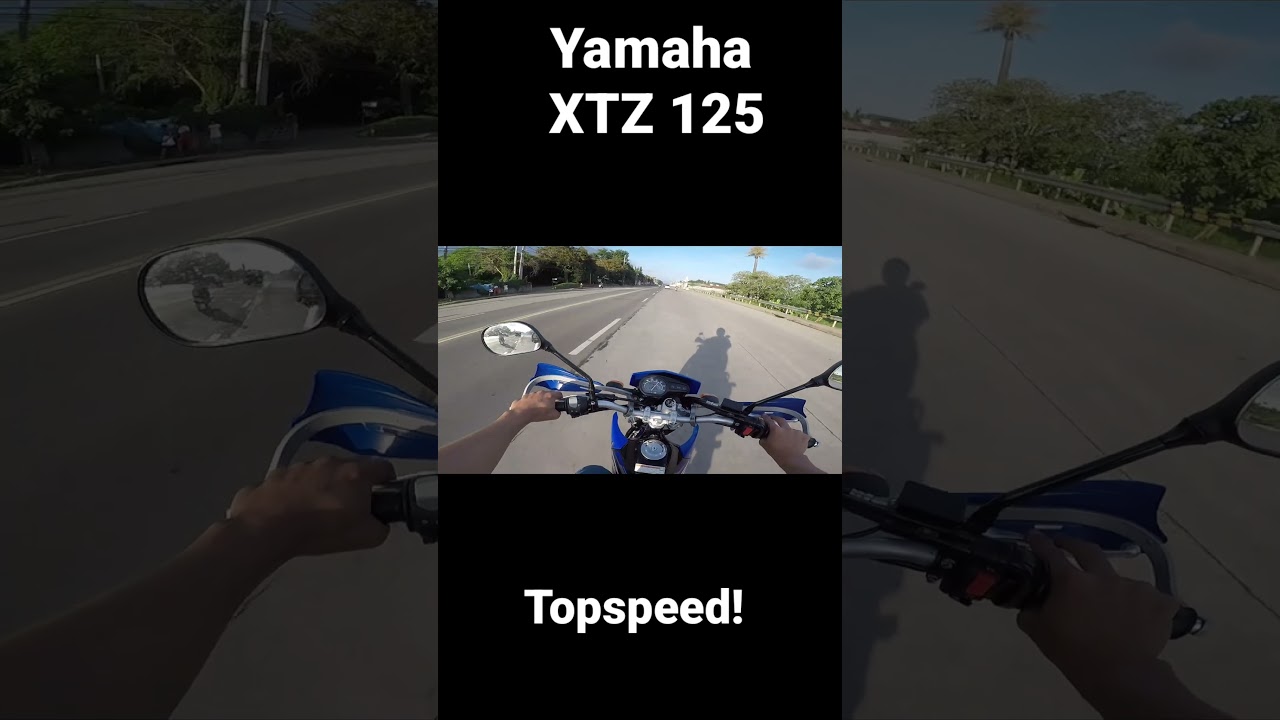 YAMAHA XTZ 125 TOPSPEED!#KLx150 #Crf150 #Wr155