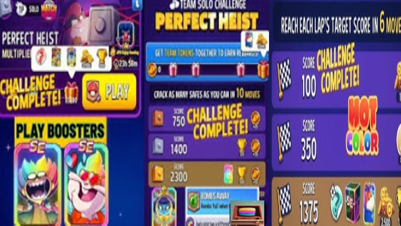 3 Solo Challenge Team SoloToday + Multiplier Mushrooms + Rainbow Perfect Heist 😍🔥