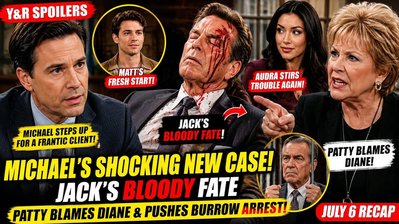 Y&R Spoilers: Michael's Shocking New Case, Jack's Bloody Fate & Patty Blames Diane