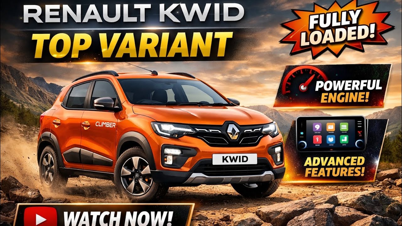 Renault Kwid ❤️ Top Variant ❤️‍🔥 | Best family car | Low budget car | 1.O Climber DT AMT