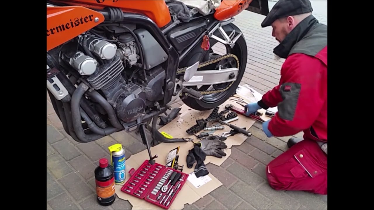 Yamaha Fazer FZS Kette wechseln