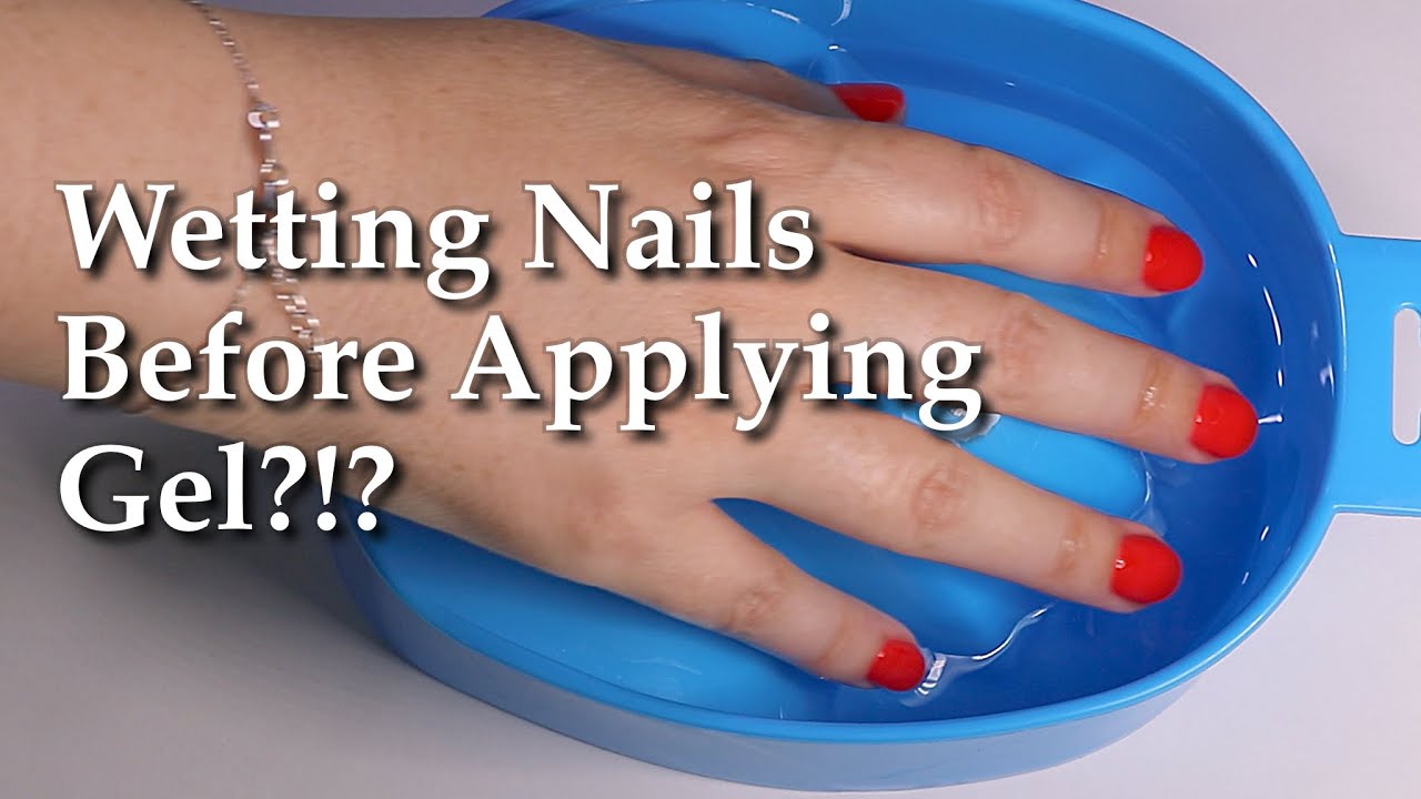 Gel Manicure On Wet Nails That Last More Than Three Weeks. Watch Me Work. ENG