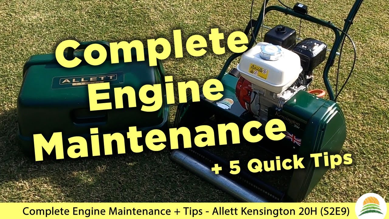 Complete Engine Maintenance + Tips - Allett Kensington 20H - Honda GX120 ☀️ (S2E9)