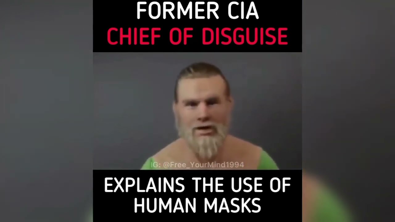 Former CIA Chief of Disguise Explains the use of Human Masks 🎭