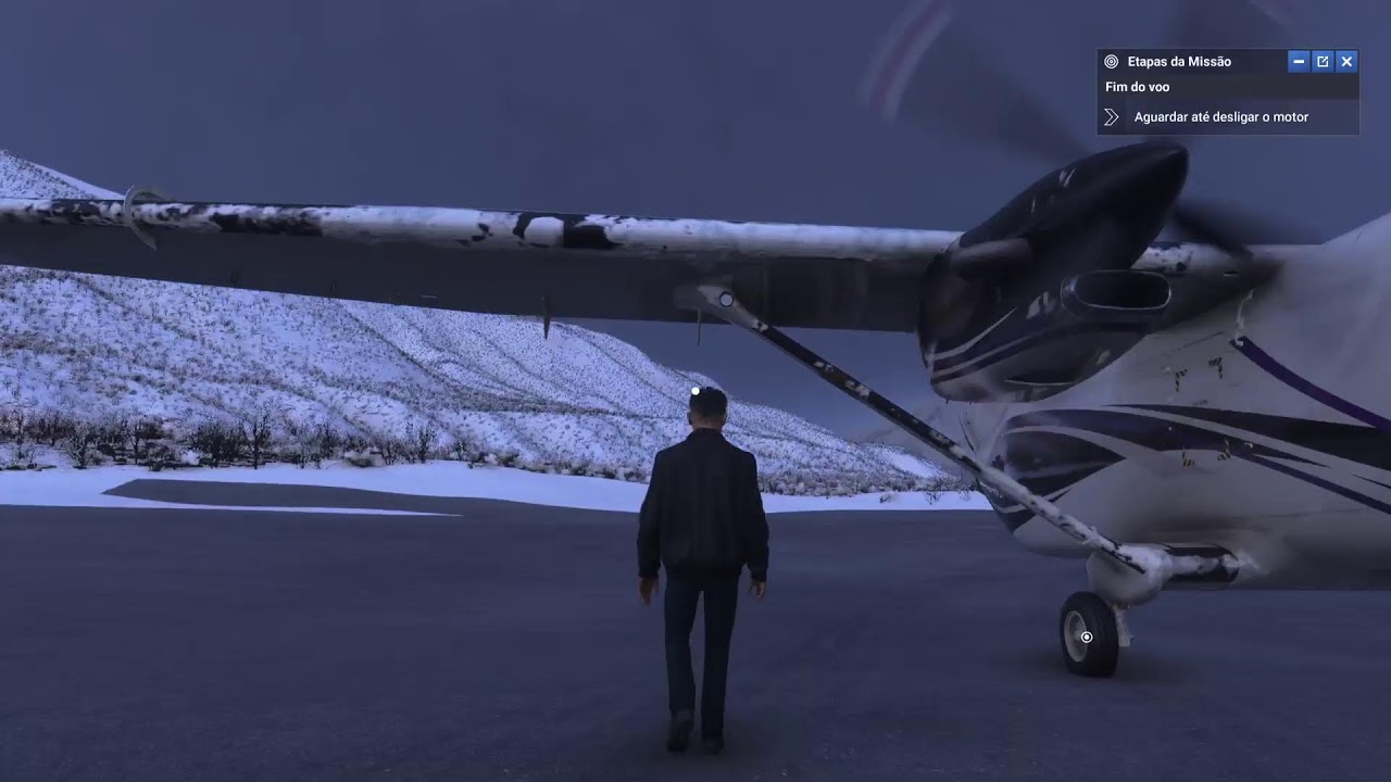 Flight simulador 24 Ps5 alasca sera q vai nevar