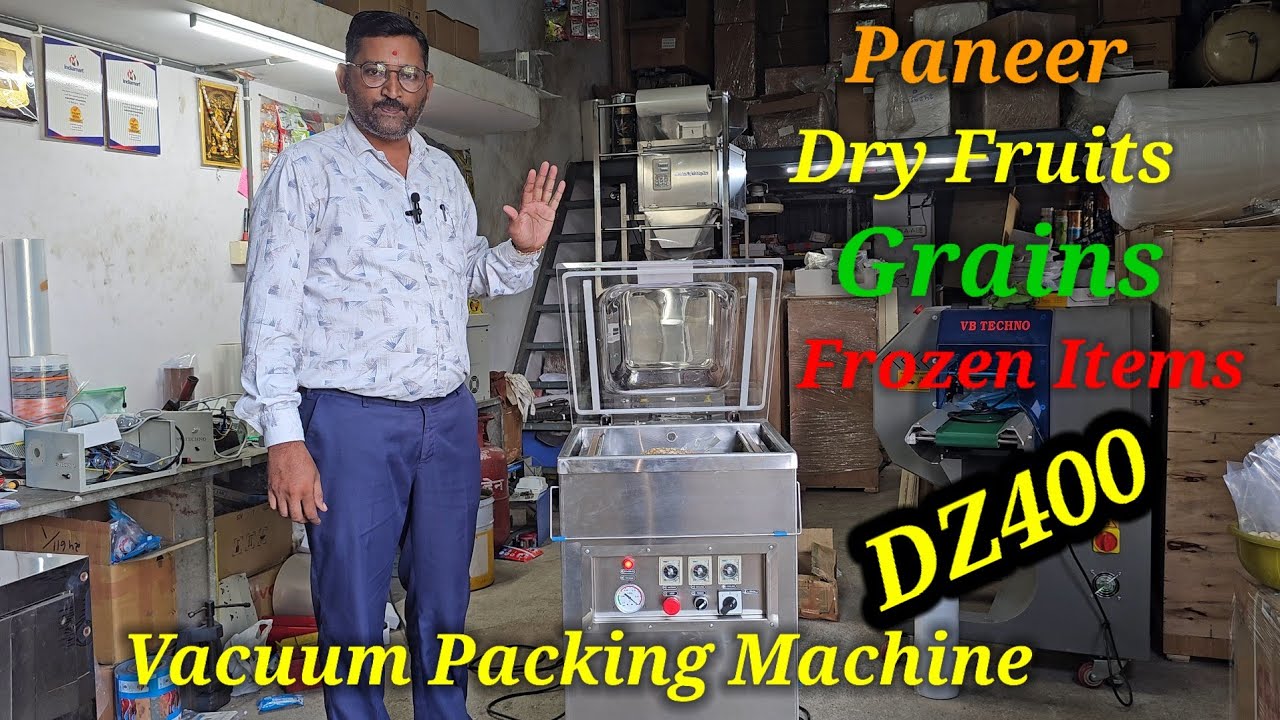 Paneer, Dry Fruits, Pulses, Frozen Items, Meat Vacuum Packing Machine | Vacuum Sealing Machine