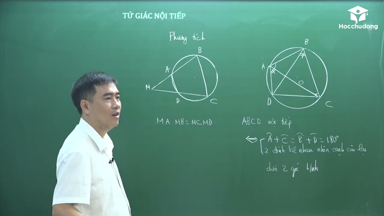 Toán lớp 9 - Tứ giác nội tiếp - Thầy Bùi Minh Mẫn