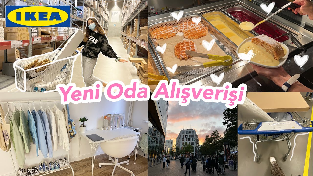 ALMANYADA YENİ ODAMA IKEA ALIŞVERİŞİ/ ikea fiyatları& odama neler aldım??🛍🛒