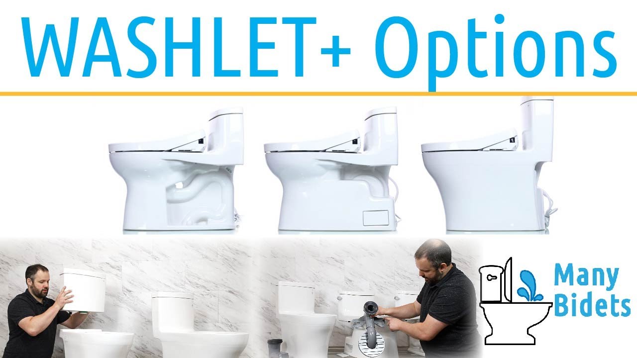 Как выбрать унитаз-биде WASHLET+ | Сравнение — чем они отличаются?