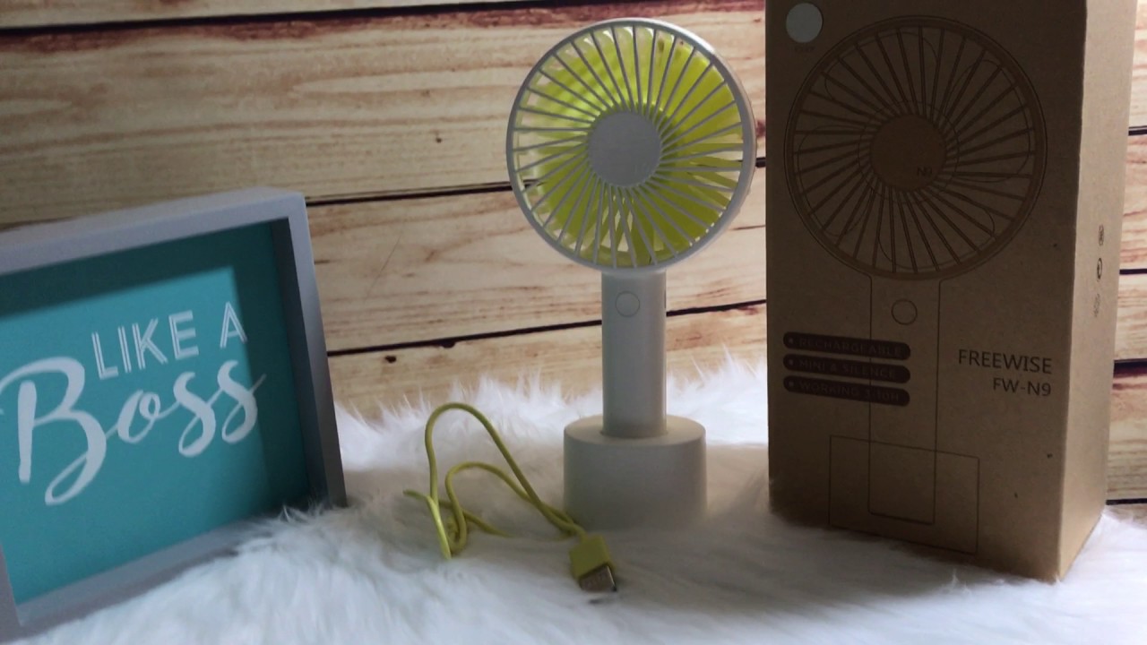 FREEWISE Personal Fan Battery Operated (White)