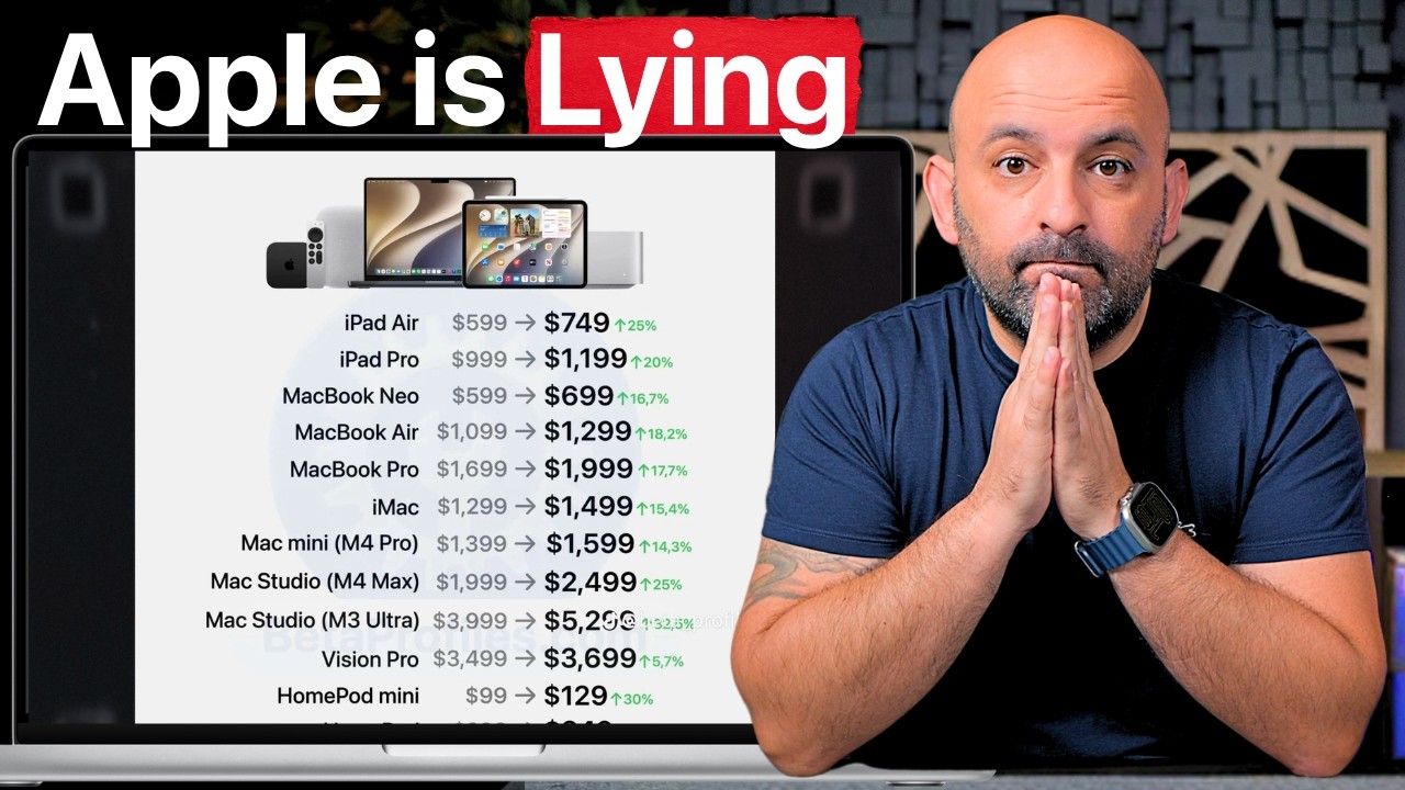Настоящая причина повышения цен Apple (вся правда)