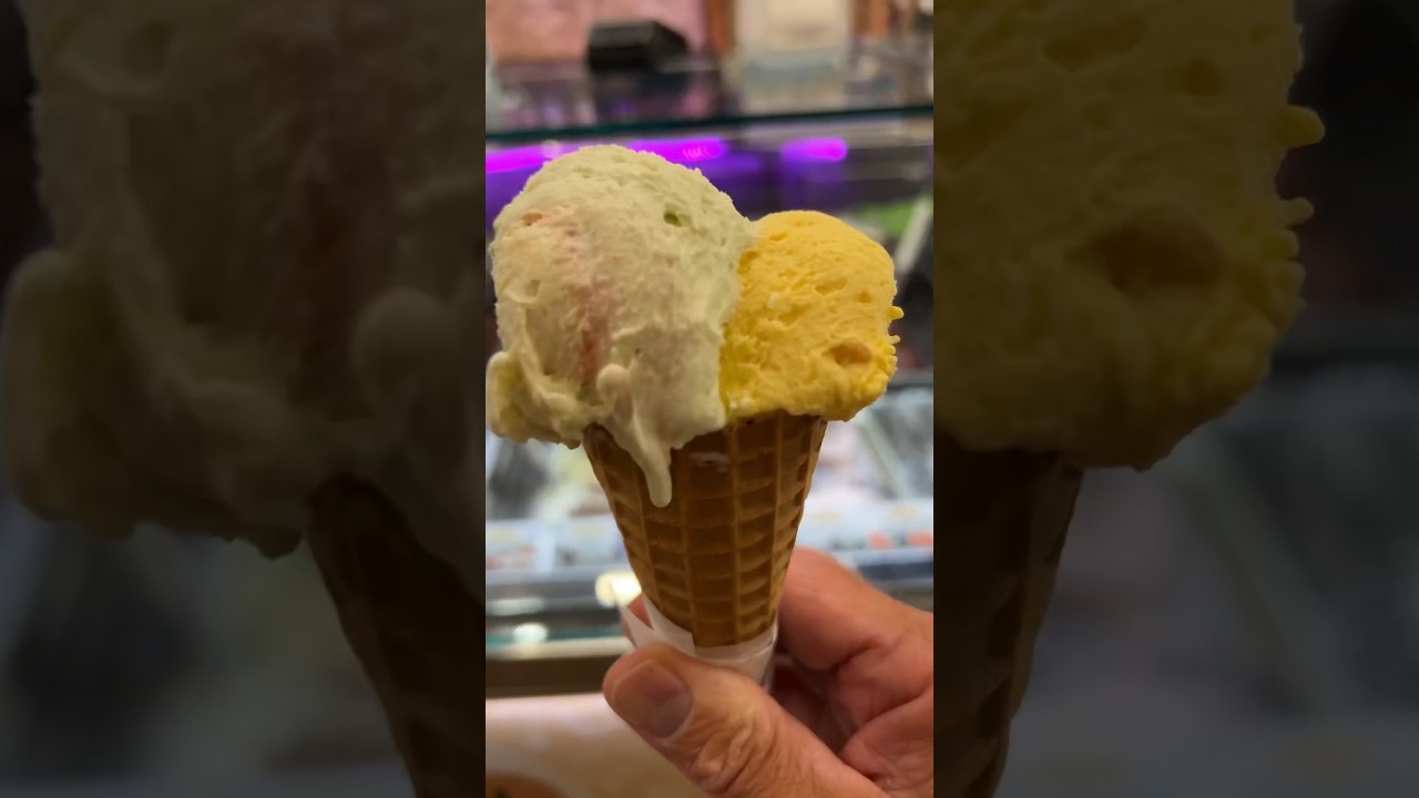 Ice crem from World champion 🍦 Gelateria Dondoli 