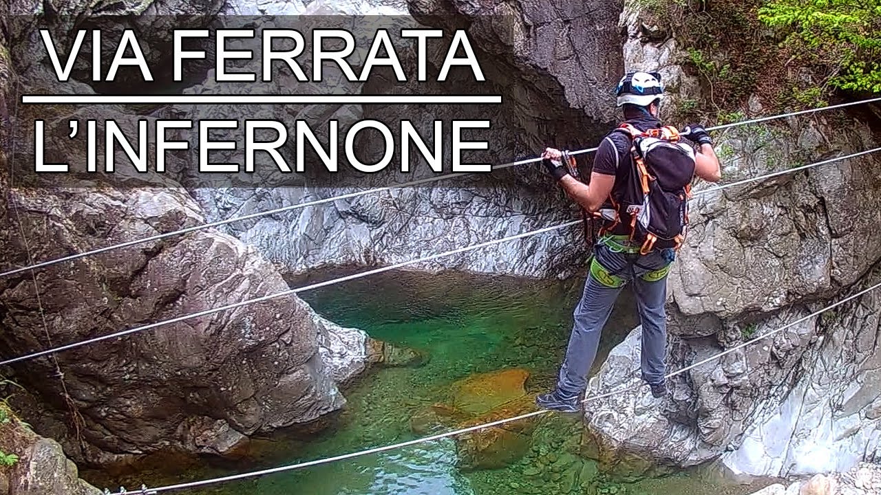 Ferrata dell'Infernone: risaliamo un fantastico torrente.  [diff.: PD, Poco difficile - Piemonte]