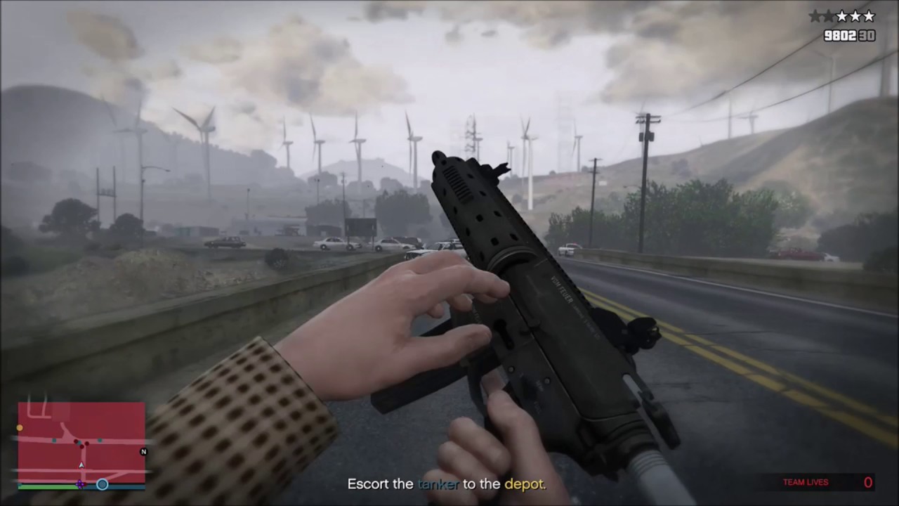 GTA 5 Shooting Homeless & Strealing A Tanker 