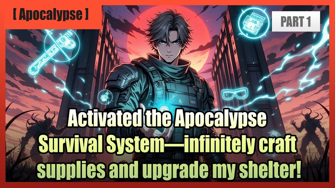 Activated the Apocalypse Survival System—infinitely craft supplies and upgrade my shelter!