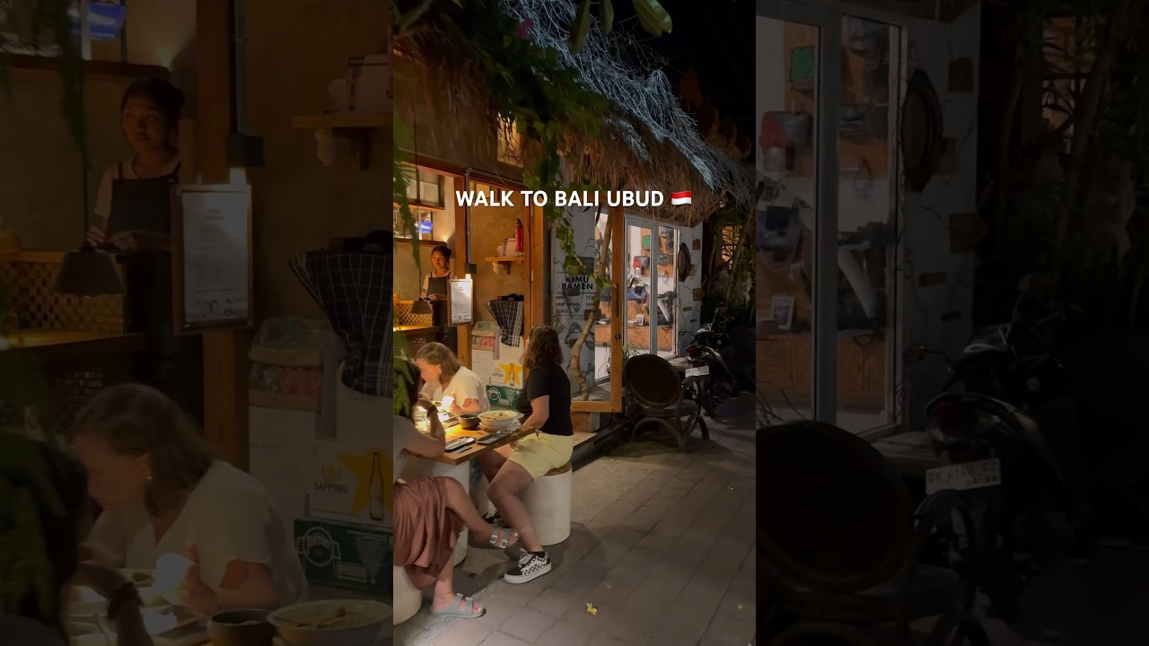 🇮🇩Indonesia, Bali Ubud 2024 Night walking tour🌃 