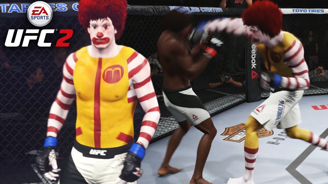 Ronald McDonald's Last Run! Ronald Got Blood Everywhere! EA Sports UFC 2 Online Gameplay
