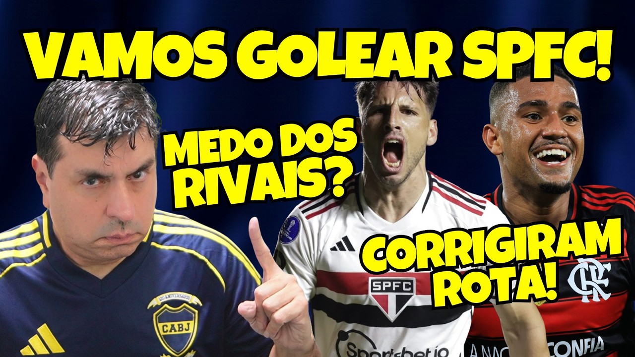 PALMEIRAS, SORTE na LIBERTADORES | FLAMENGO corrigiu ROTA | VAMOS golear SPFC | ARBITRAGEM preocupa!