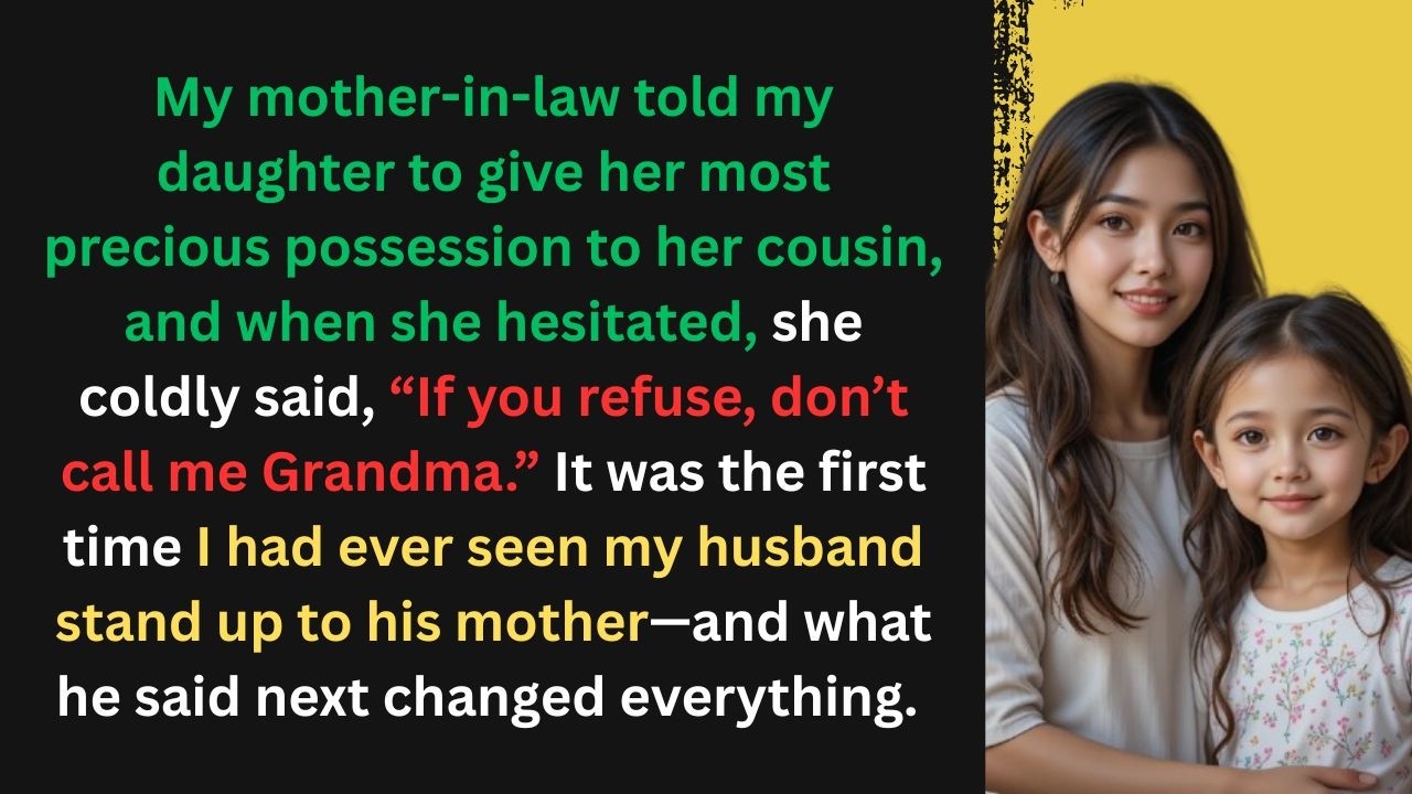 The Night My Husband Finally Broke the Silence....for her daughter