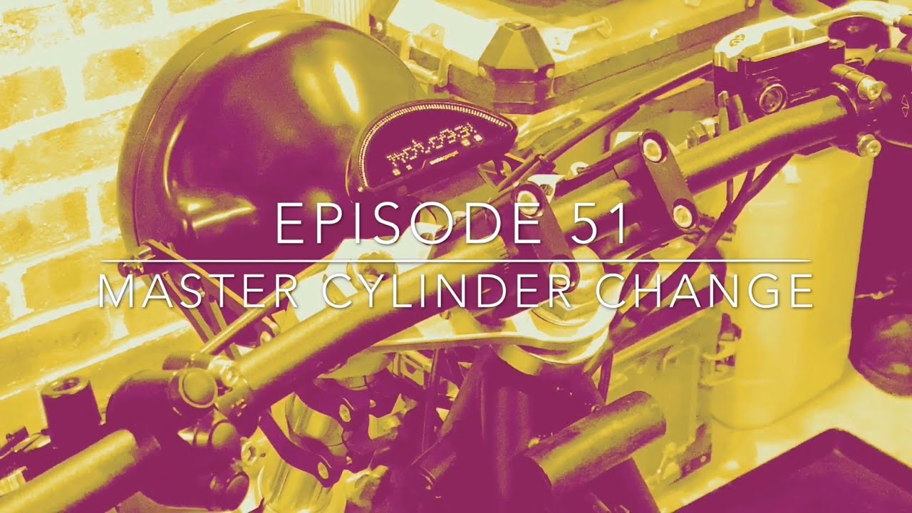 51. BMW R80 custom build. Brake master cylinder change to Brembo.