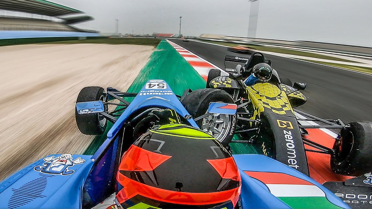 INCIDENTE FRONTALE IN PISTA - Formula Predator's a Misano