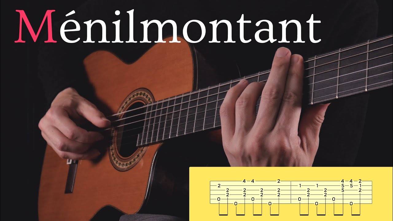Ménilmontant (Charles Trenet) = = Guitar Logic Fingerstyle Cover + TABs