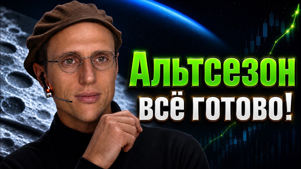 Для АЛЬТСЕЗОНА всё уже готово! Мощный ПАМП КРИПТОВАЛЮТЫ неминуем. Крипта следующая в RISK ON фазе.