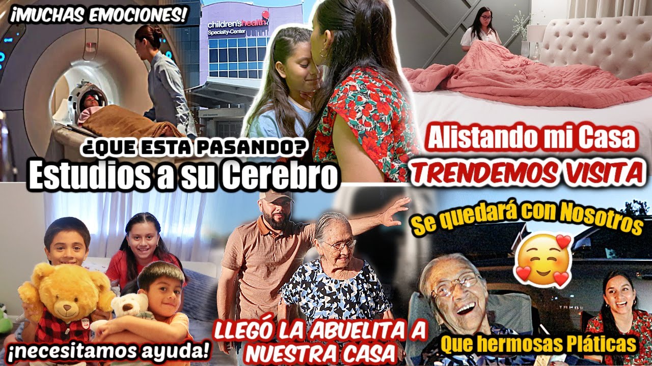 Se llegó el día + LE HICIERON ESTUDIOS PROFUNDOS A SU CEREBRO + llegó ABUELITA MICA A NUESTRA CASA!