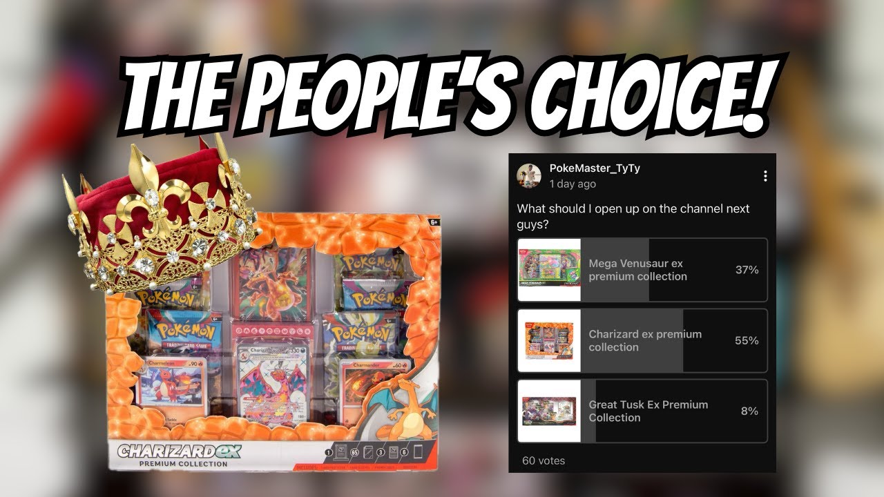 Did the People Pick a WINNER?! 👀 Charizard ex Premium Collection Box