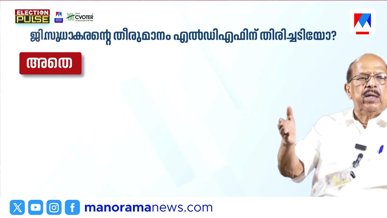 ജി സുധാകരന്റെ തീരുമാനം എൽഡിഎഫിന് തിരിച്ചടിയോ? | G Sudhakaran | LDF