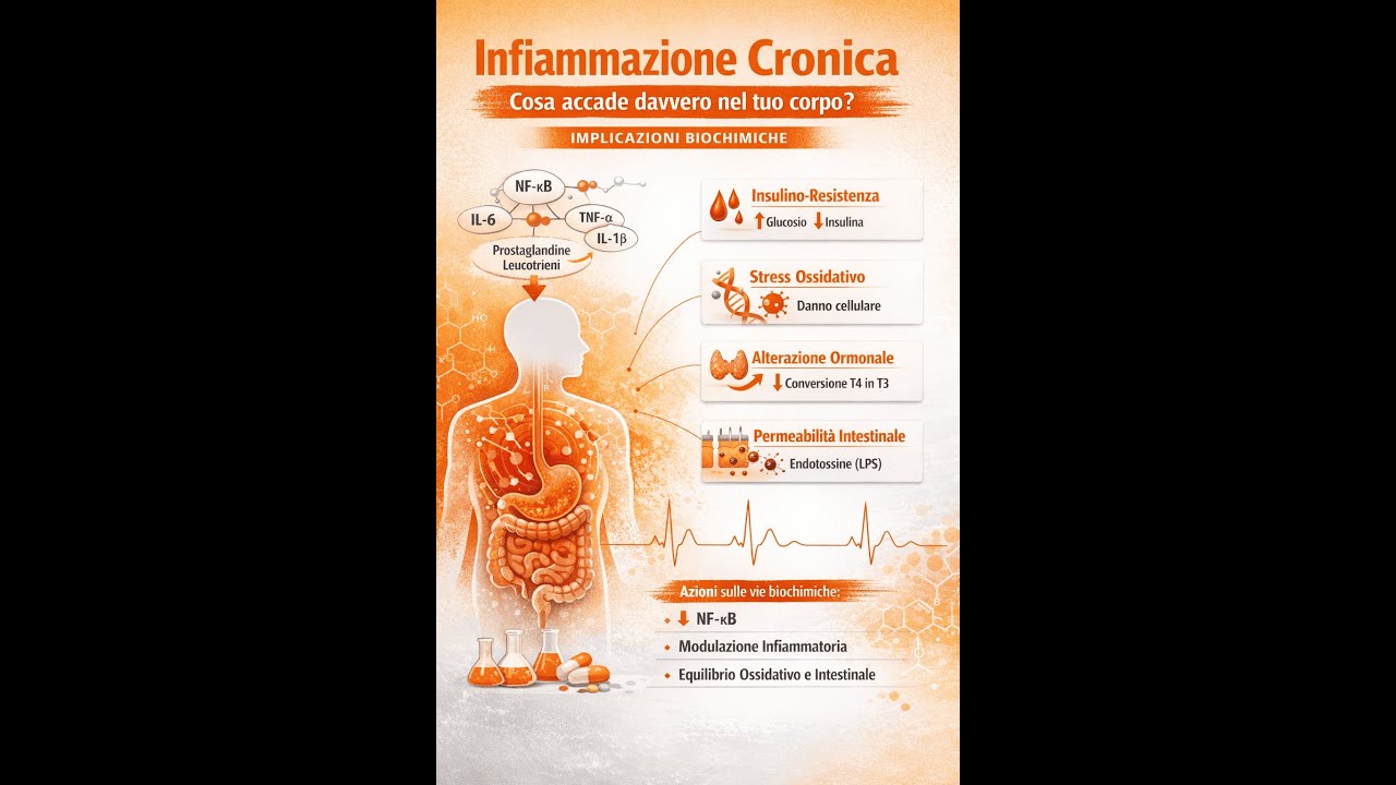Infiammazione cronica: cosa accade davvero nel tuo corpo a livello biochimico