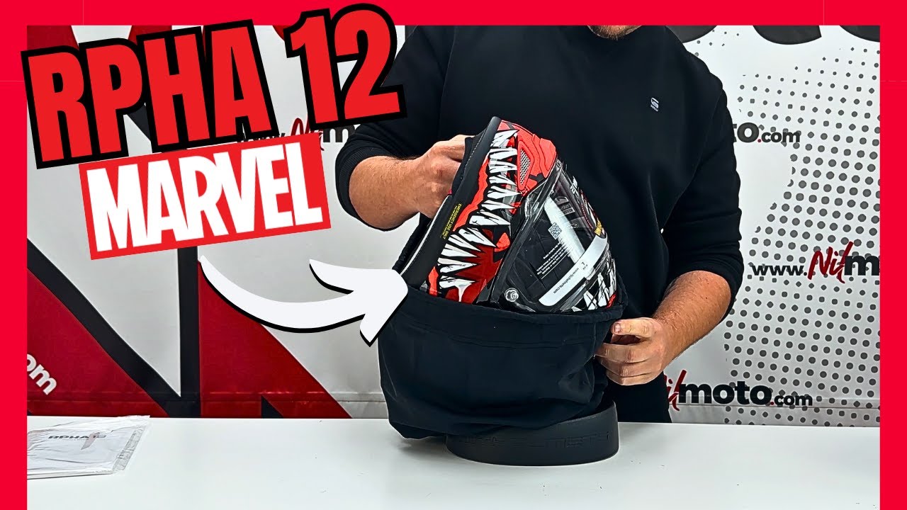 HJC RPHA 12 Maximized Venom Marvel UNBOXING//Nilmoto