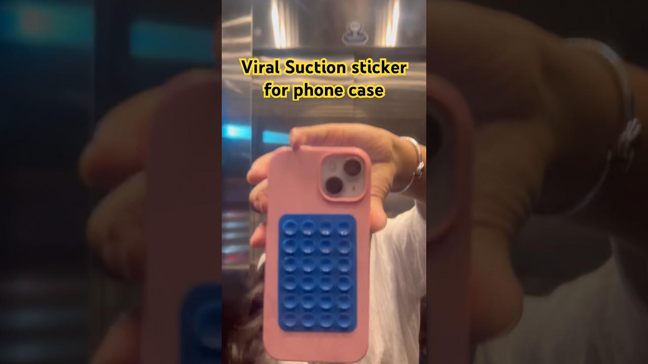 Suction sticker for phone case |  |Reusable Silicone #meesho #phoneaccessories #viralfinds