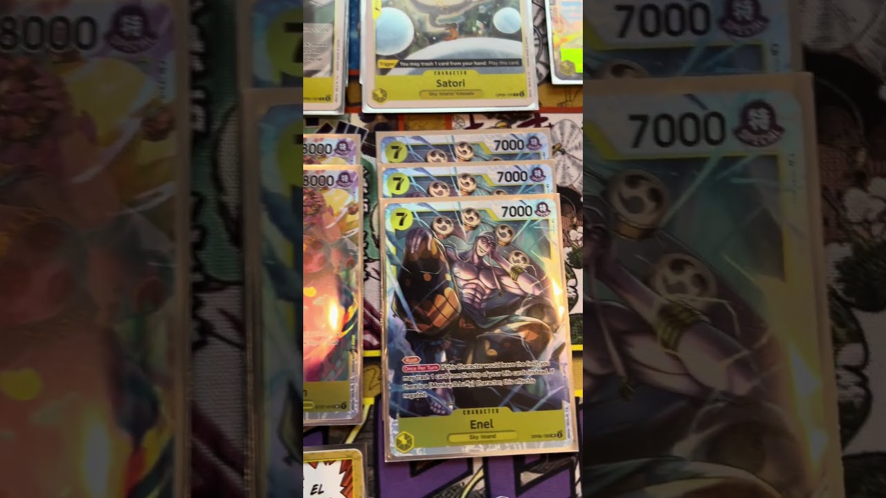 One Piece Tournament Winner Enel Deck 
