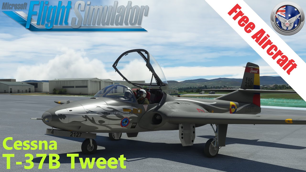Freeware Aircraft - Cessna T37B Tweet - Flight/Review - Microsoft Flight Simulator