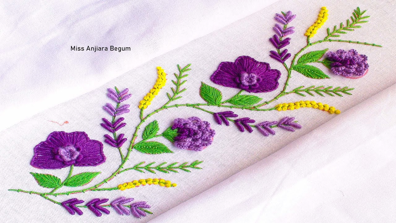 Exclusive Borderline Design || Miss Anjiara Begum