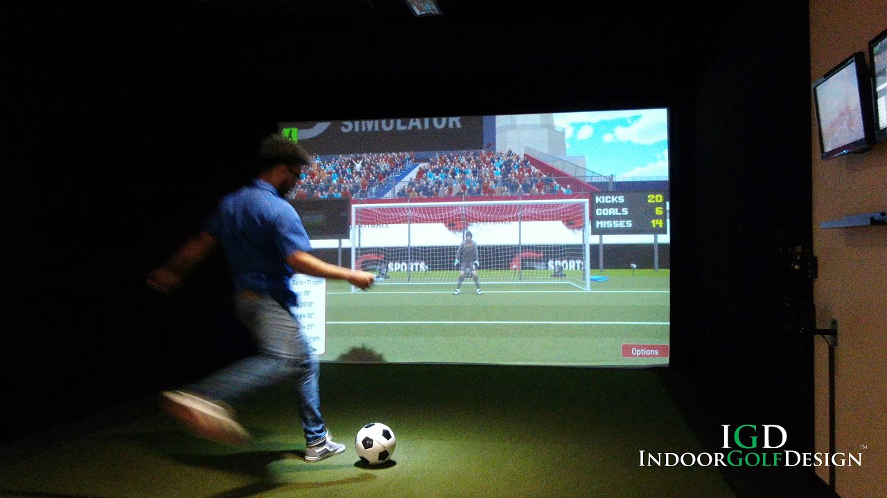 Custom Soccer Simulator Bay - Indoor Golf Design&trade;