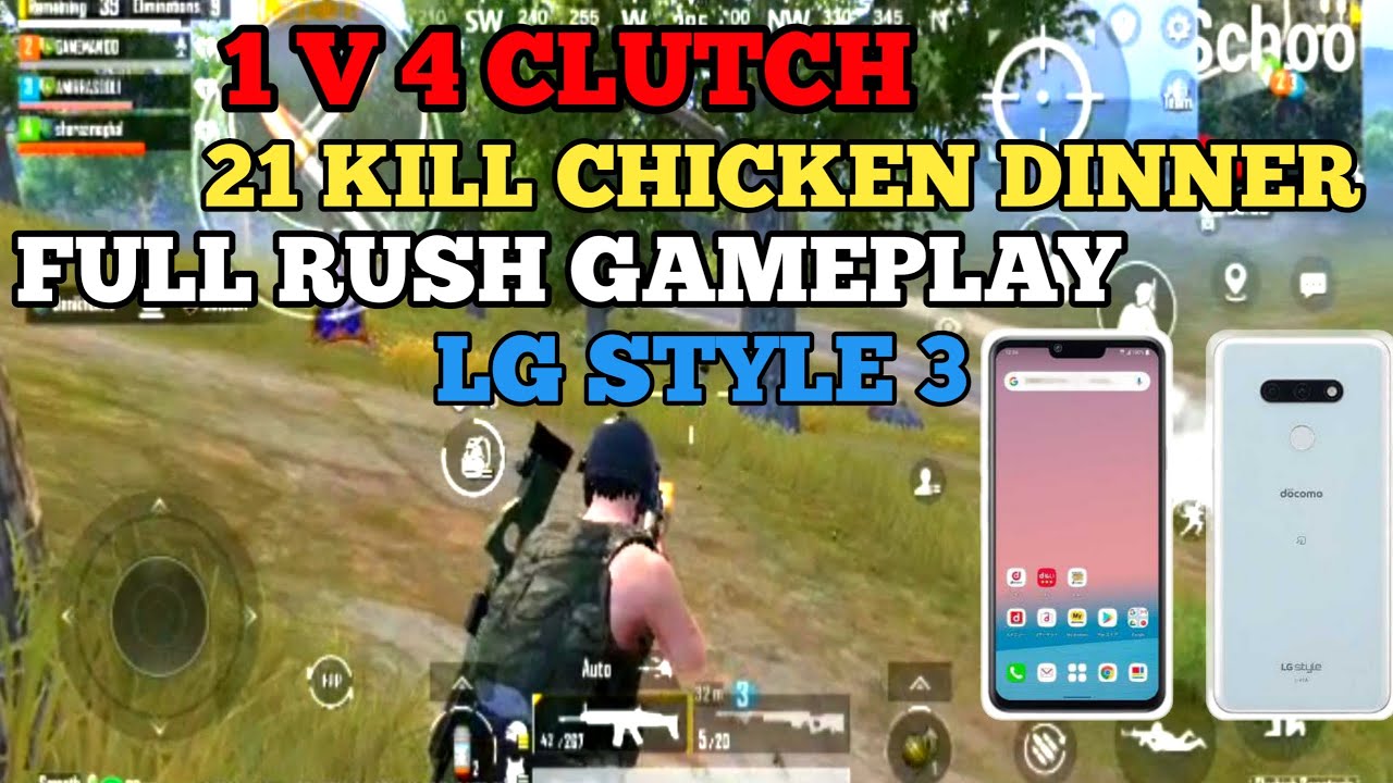 LG Style 3 Pubg Full Rush Gameplay | LG Style 3 Pubg Test | LG Style 3 Review