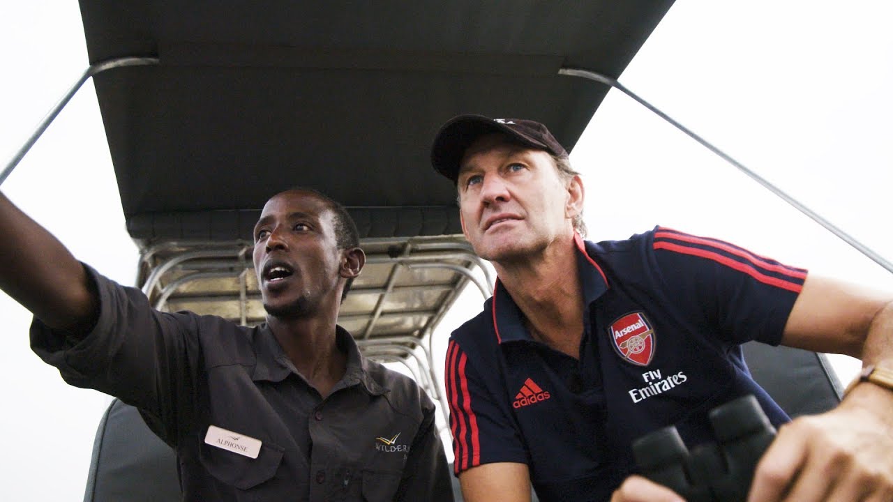 Arsenal legend Tony Adams goes on safari! | Visit Rwanda x Arsenal