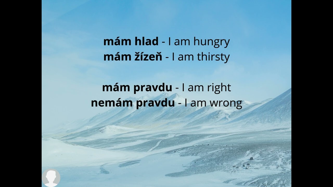 Czech language: mít - to have (present tense)