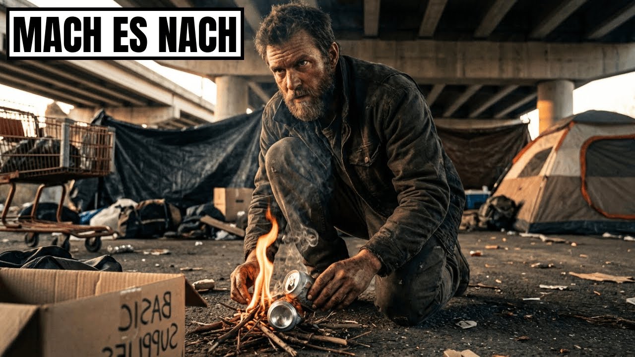 10 Überlebenstechniken für Obdachlose, die moderne Prepper übersehen