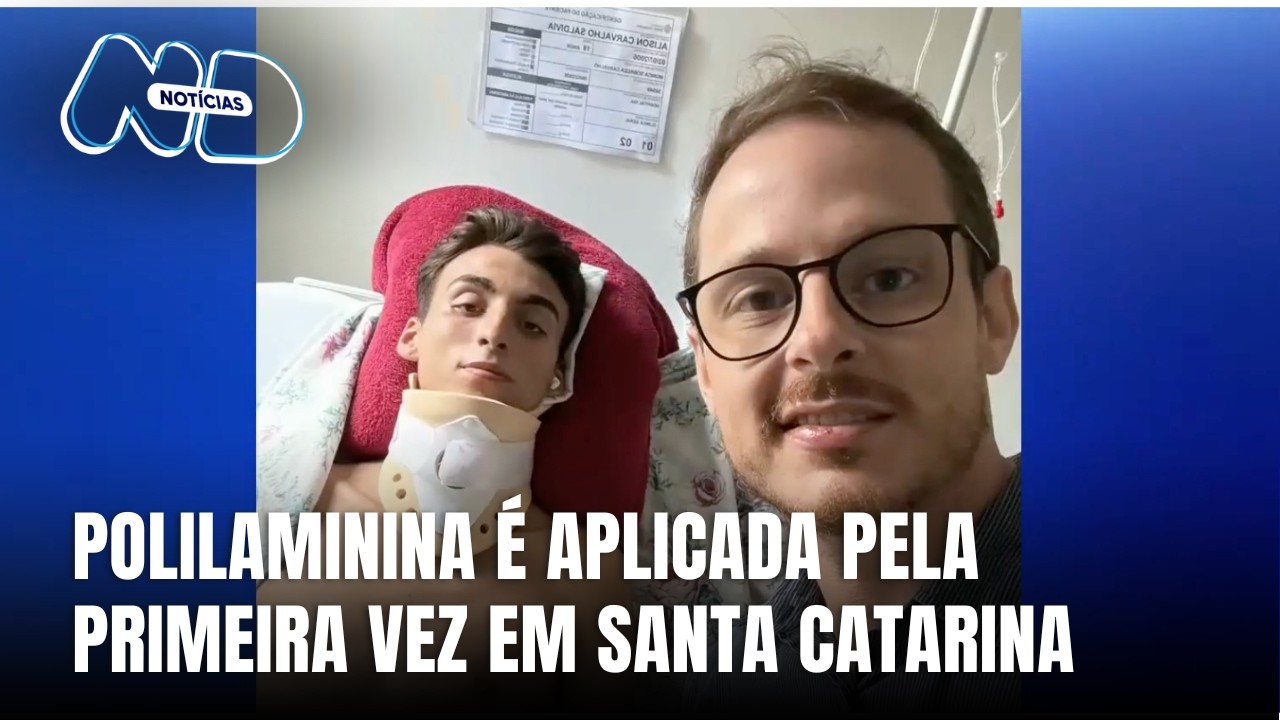 Santa Catarina realiza primeira aplicação de polilaminina